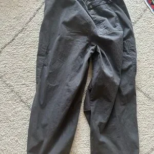 パンツ jaded london Parachute Pants Grey XS Shop Vintage Grey Parachute Cargo Pants | Jaded London